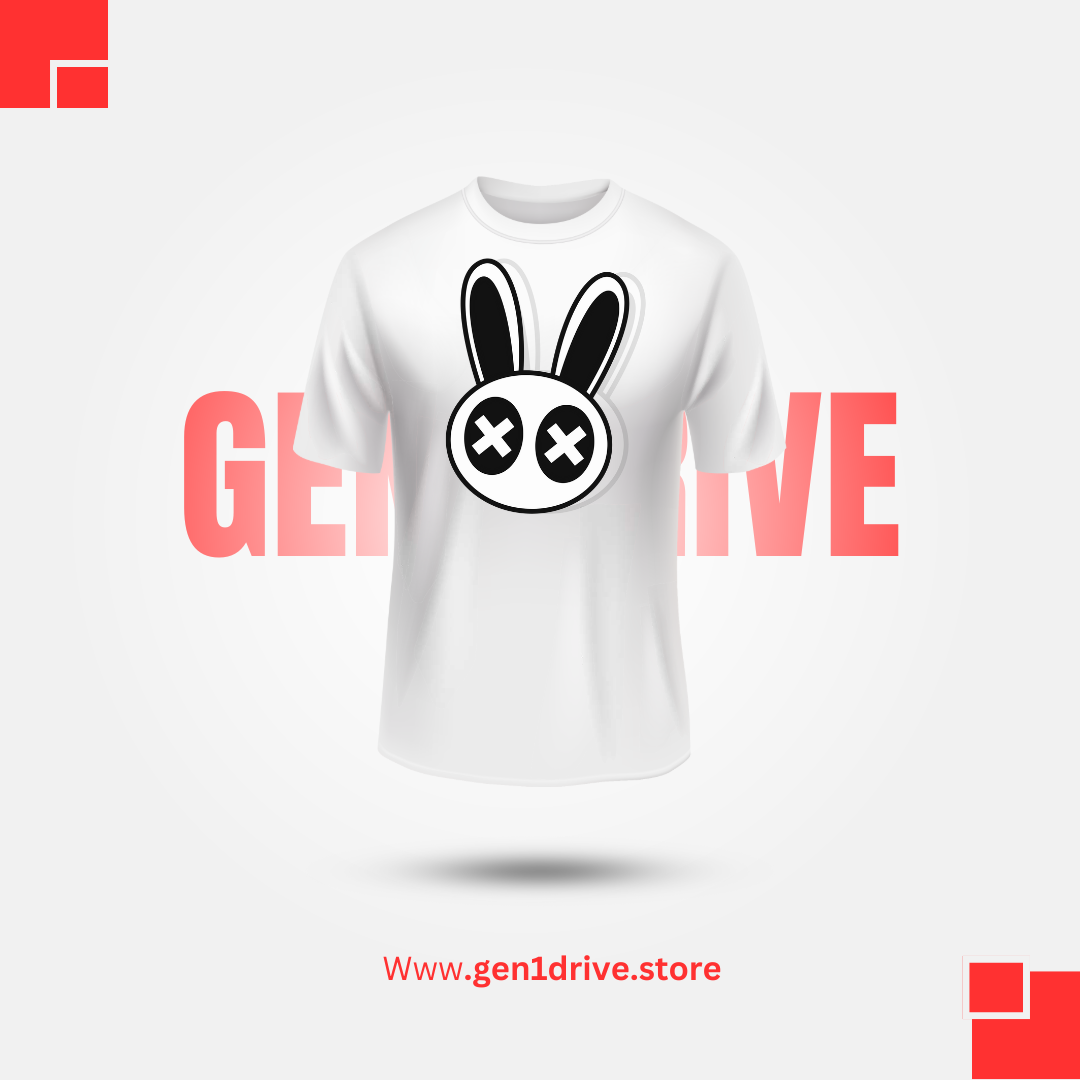 "X-Bunny" Graphic Tee – Black Edition