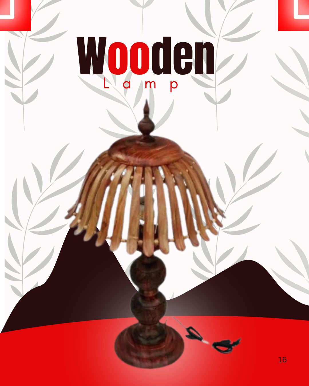 Minimalist Wooden Lamp – Natural Light Accent for Bedrooms & Desks