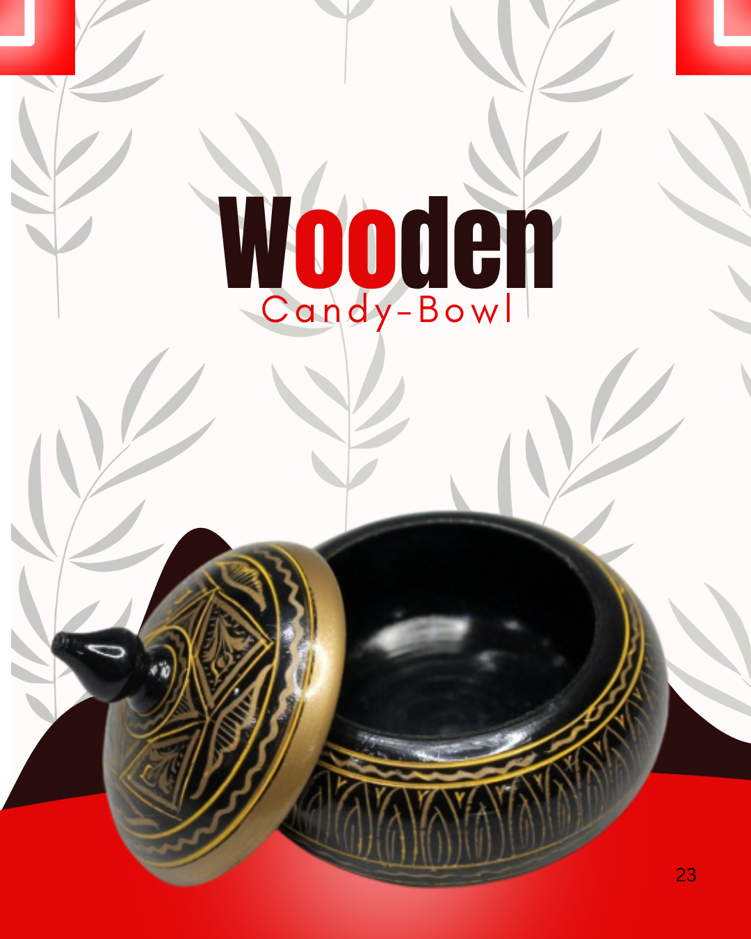 Handcrafted Wooden Candy Bowl – Rustic Serving Dish for Sweets & Snacks